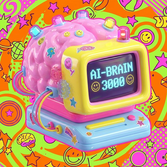 DotAI Writer 대시보드 키치 스타일